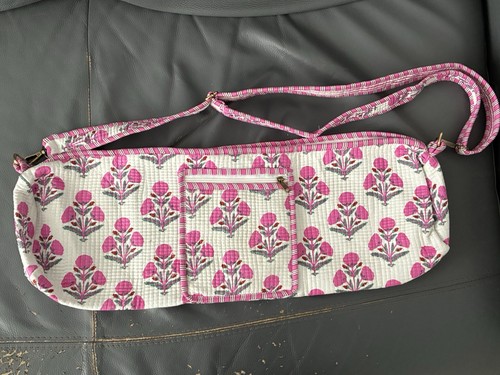 Blockprint floral yoga - blockprint,