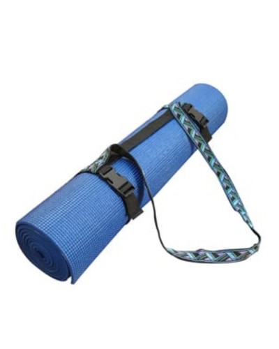 Large black yoga mat strap - large,