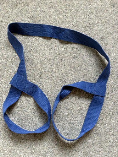 Blue yoga matt carry - blue, strap