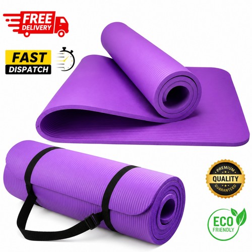 Thick yoga mat 10mm nonslip - thick,