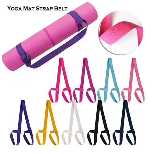 Yoga mat carry - mat, strap