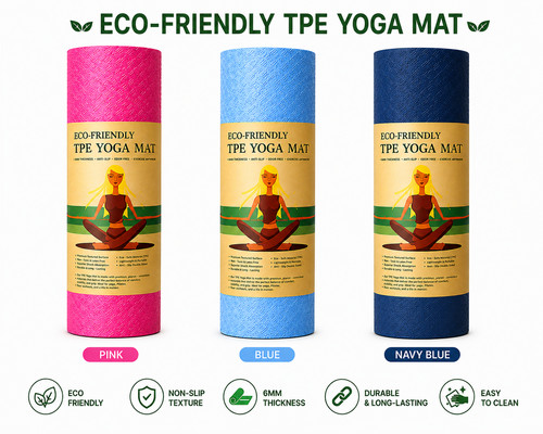 Premium tpe yoga mat - tpe,