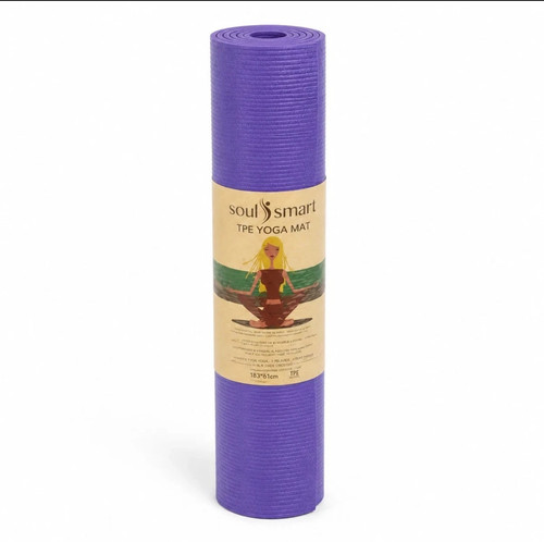 Purple yoga mat - purple, multi-purpose