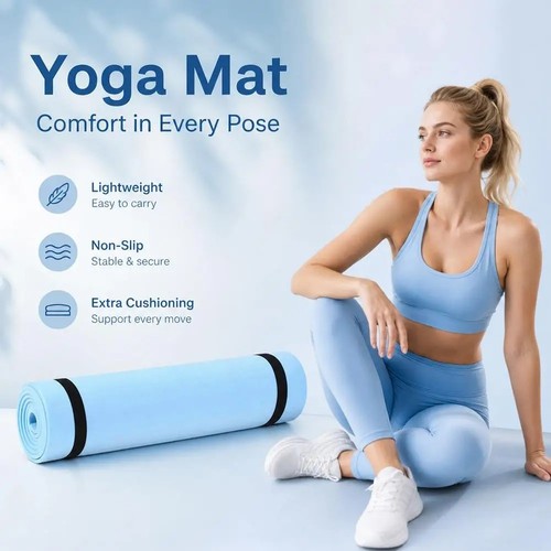 Yoga mat gym exercise fitness - mat,