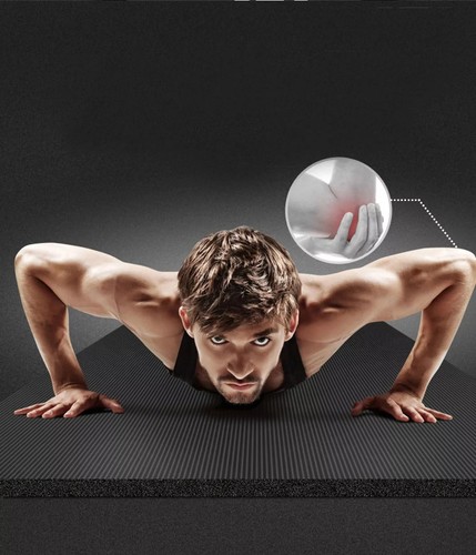 Yoga mat 10mm thick non - non, slip