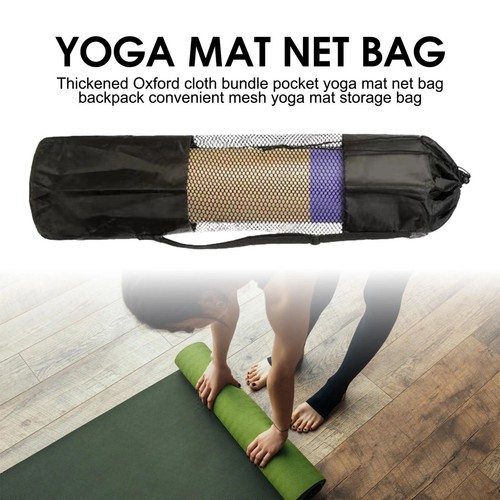 Black yoga mat carrying bag - mat,
