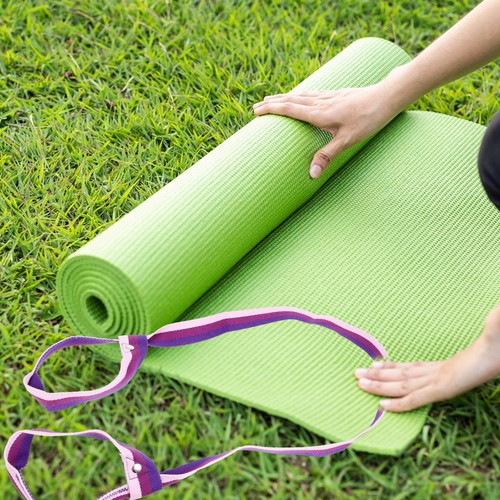 Adjustable cotton yoga mat - adjustable,