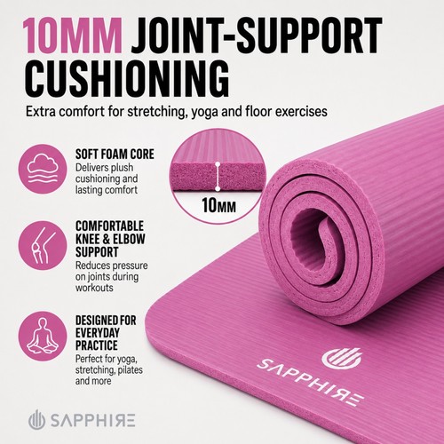 10mm thick yoga - non, slip